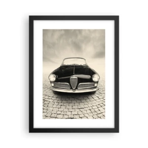 Poster in einem schwarzem Rahmen - Man muss mich einfach lieben - 30x40 cm
