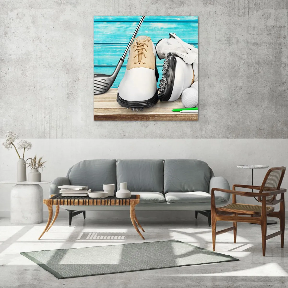 Glasbild - Bild auf glas - Alles ist bereit - 60x60 cm