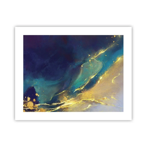 Poster - Der goldene Teich - 50x40 cm
