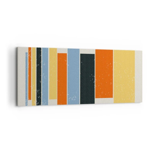 Bild auf Leinwand - Leinwandbild - Musiknotation - 100x40 cm
