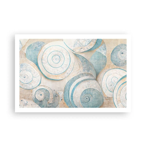 Poster - Was verbirgt sich in der Muschel? - 91x61 cm