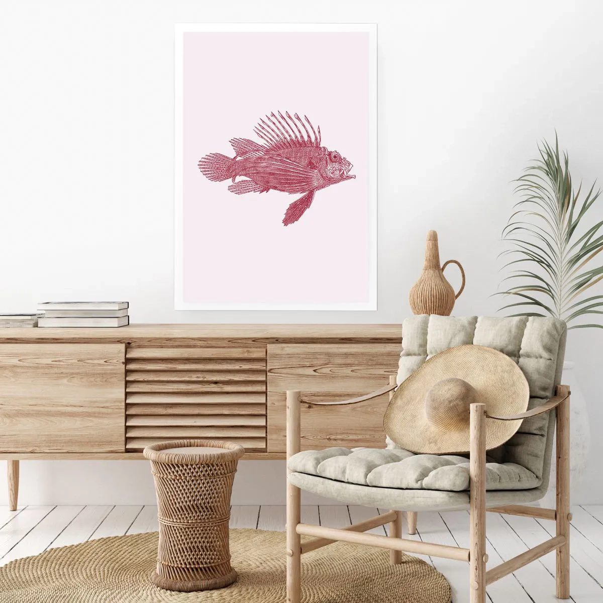 Poster - Bewohner exotischer Gewässer - 40x50 cm