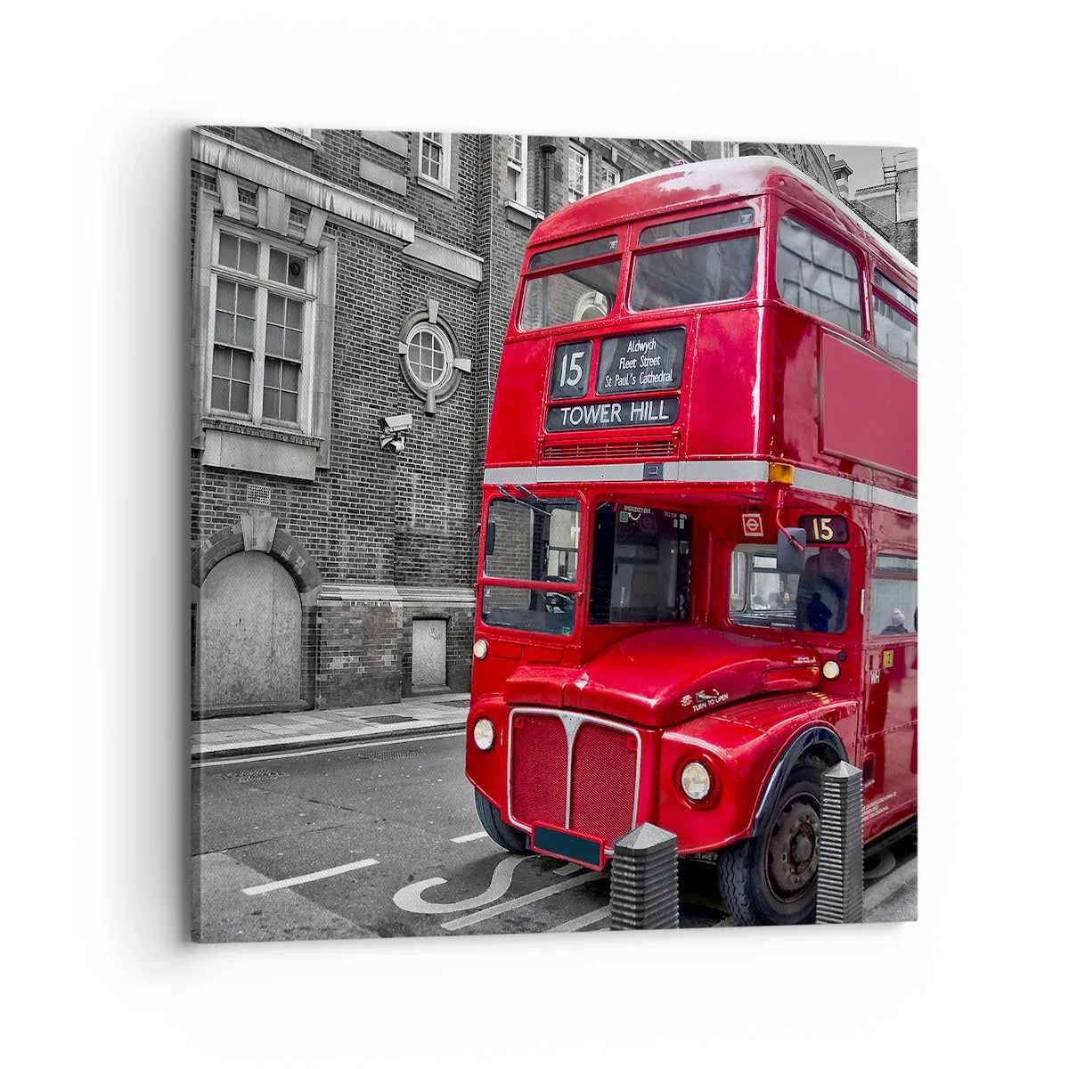 Bild auf Leinwand - Leinwandbild - Immer gleich - 70x70 cm