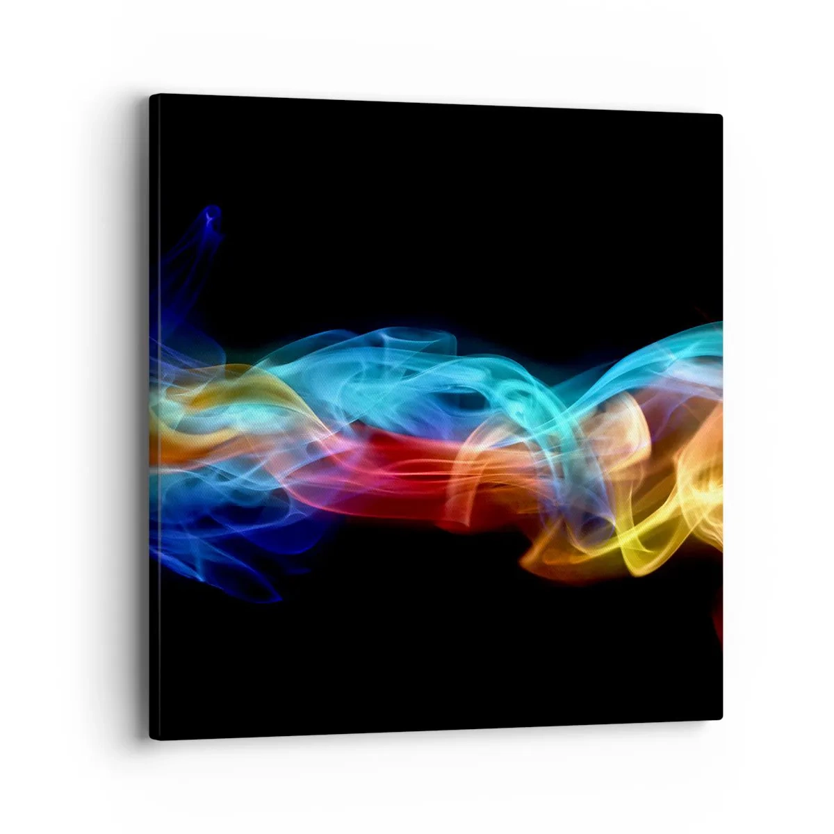 Bild auf Leinwand - Leinwandbild - Regenbogentanz der Nebel - 40x40 cm