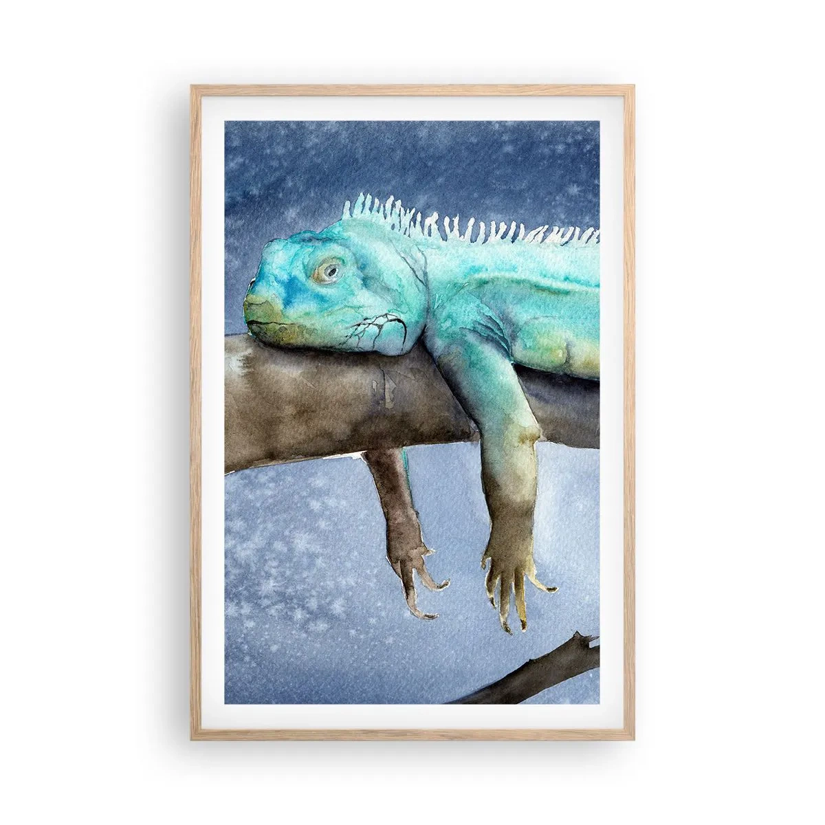 Poster in einem Rahmen aus heller Eiche - Es ist gut! - 61x91 cm