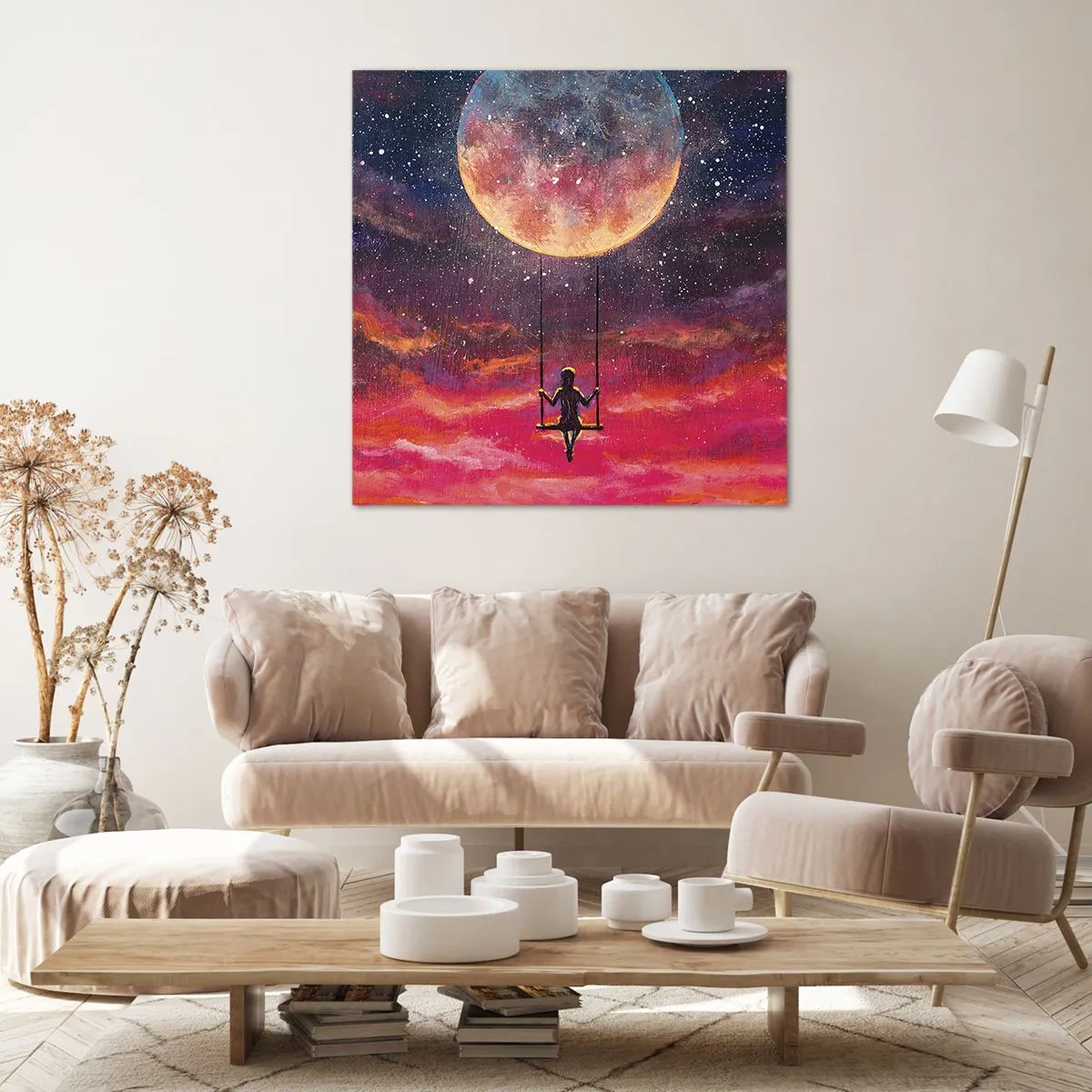 Bild auf Leinwand - Leinwandbild - Traum - 30x30 cm