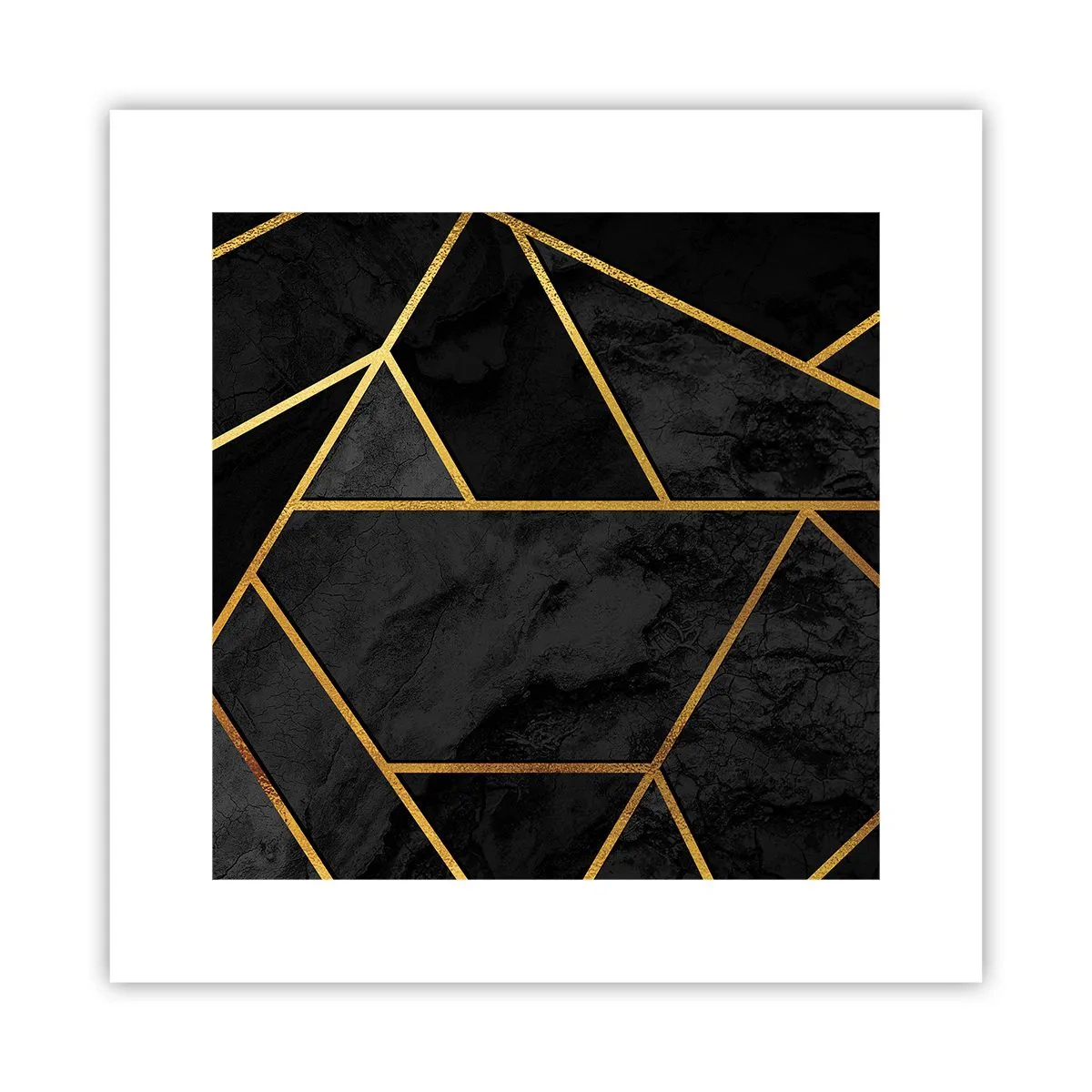 Poster - Dunkelheit und Glanz - 30x30 cm