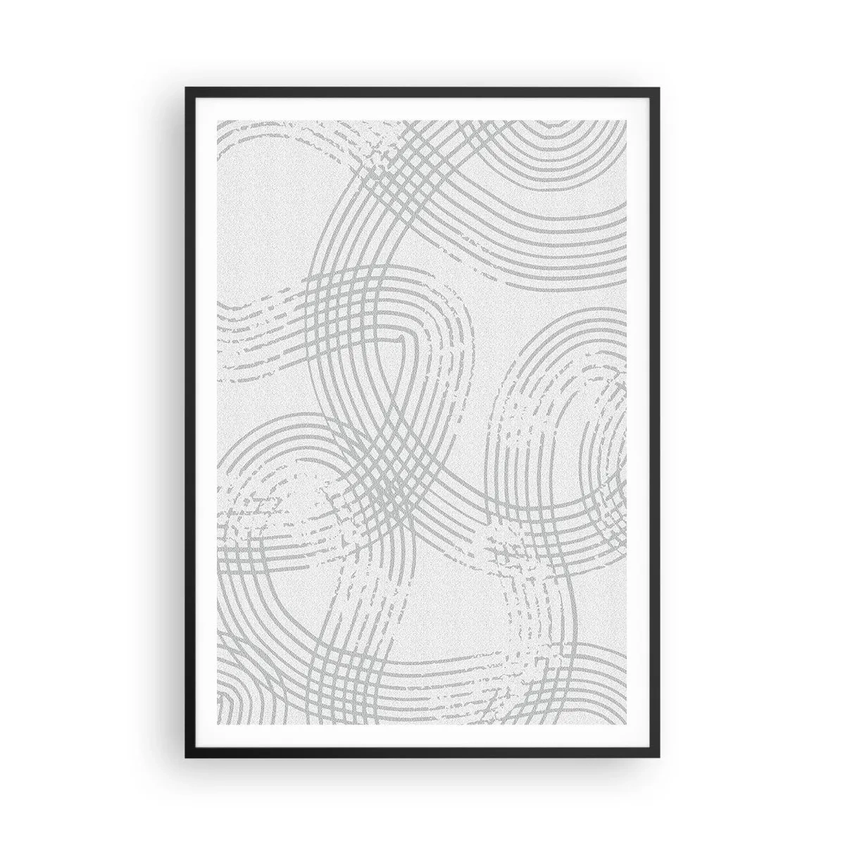 Poster in einem schwarzem Rahmen - Es gibt keinen einfachen Weg - 70x100 cm