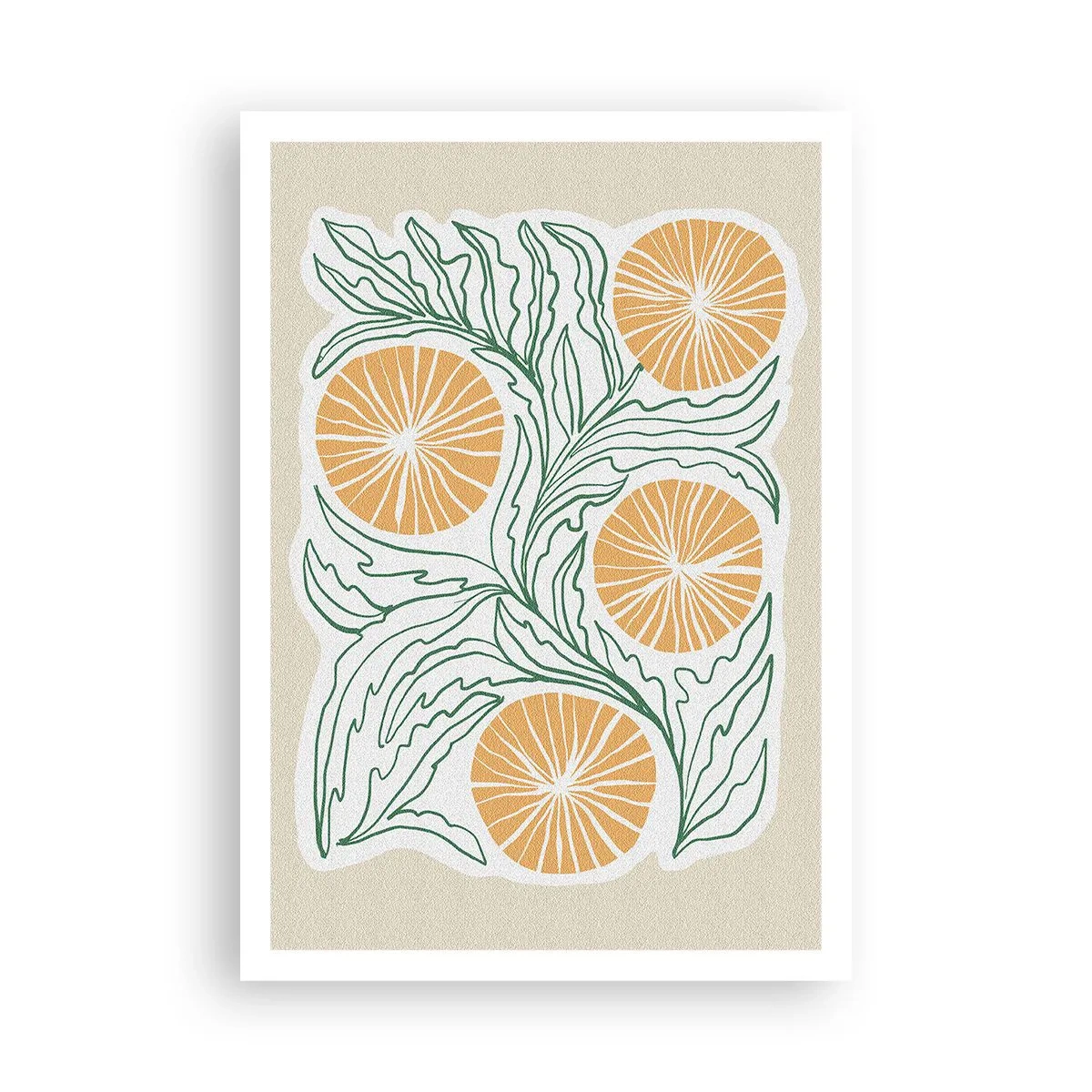 Poster - Ethnisch mit einem Hauch von Abstraktion - 70x100 cm