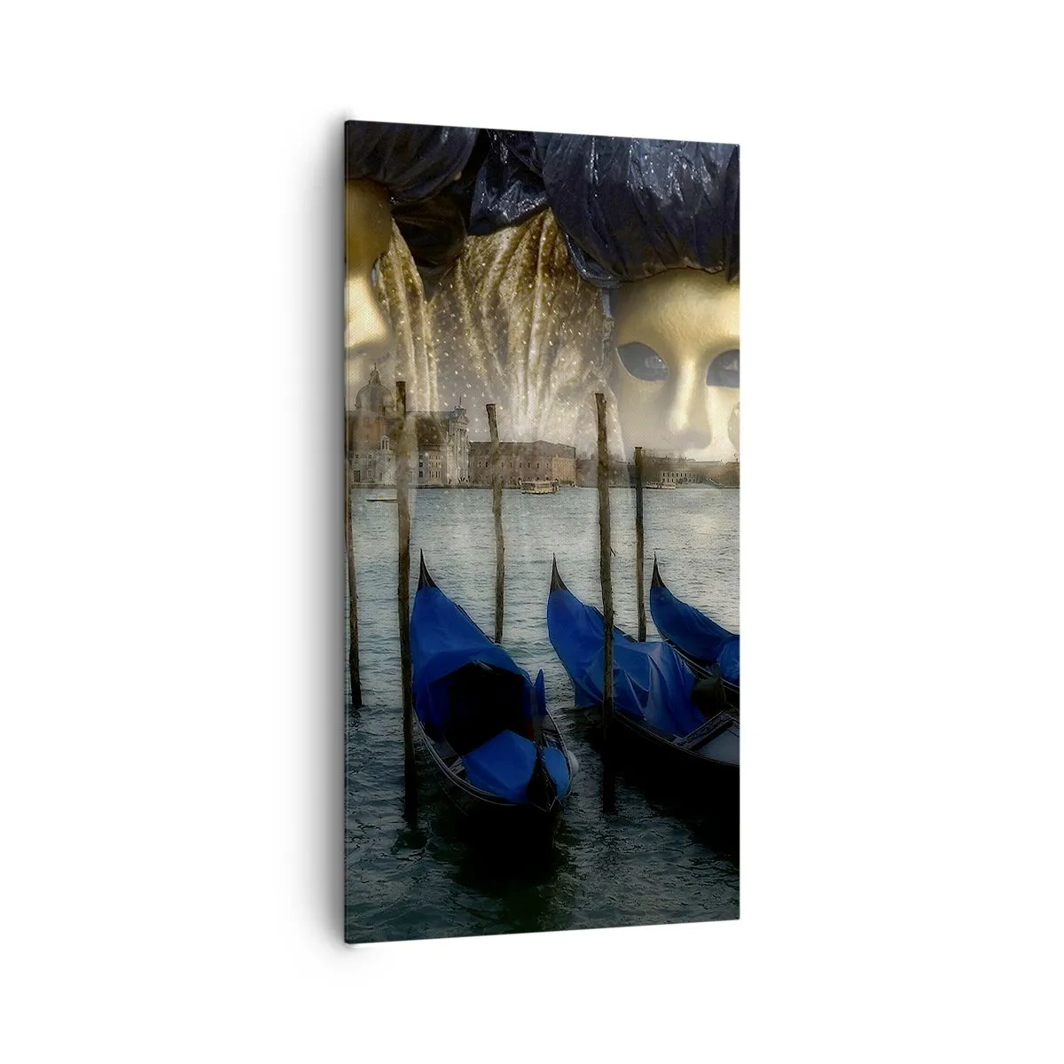 Bild auf Leinwand - Leinwandbild - Es ist Zeit, den Karneval zu starten - 65x120 cm