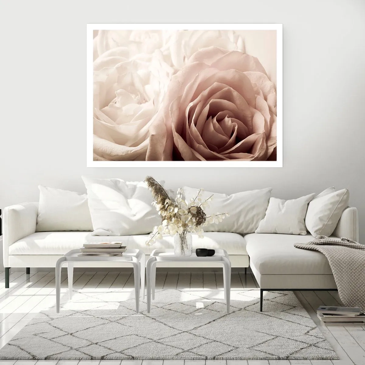 Poster - Im Herzen der Rose - 91x61 cm