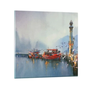 Glasbild - Bild auf glas - Am Ende der Welt - 30x30 cm