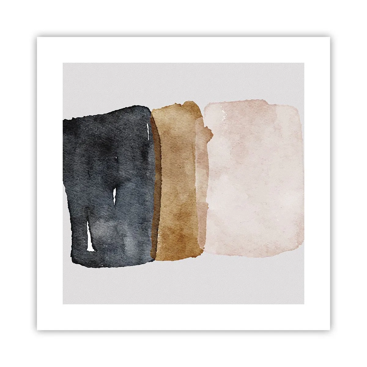 Poster - Die Komposition der Farben der Erde - 40x40 cm