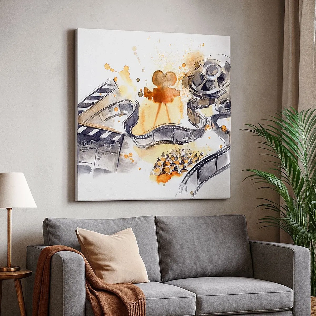 Bild auf Leinwand - Leinwandbild - Im Land der Träume - 30x30 cm