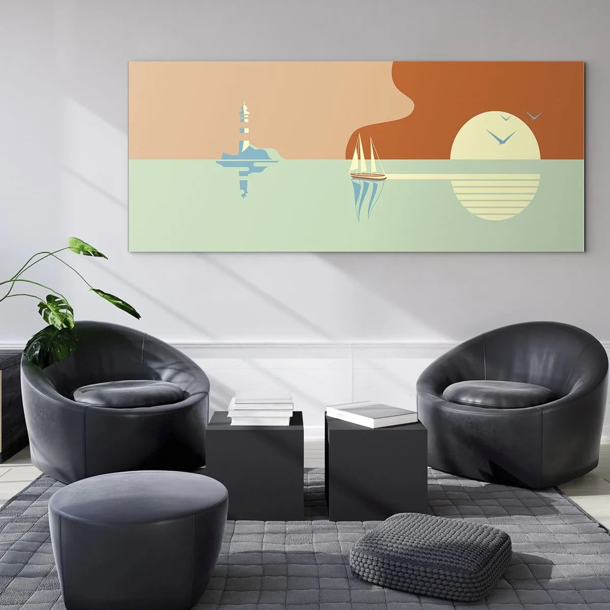 Glasbild - Bild auf glas - Die perfekte Meereslandschaft - 100x40 cm