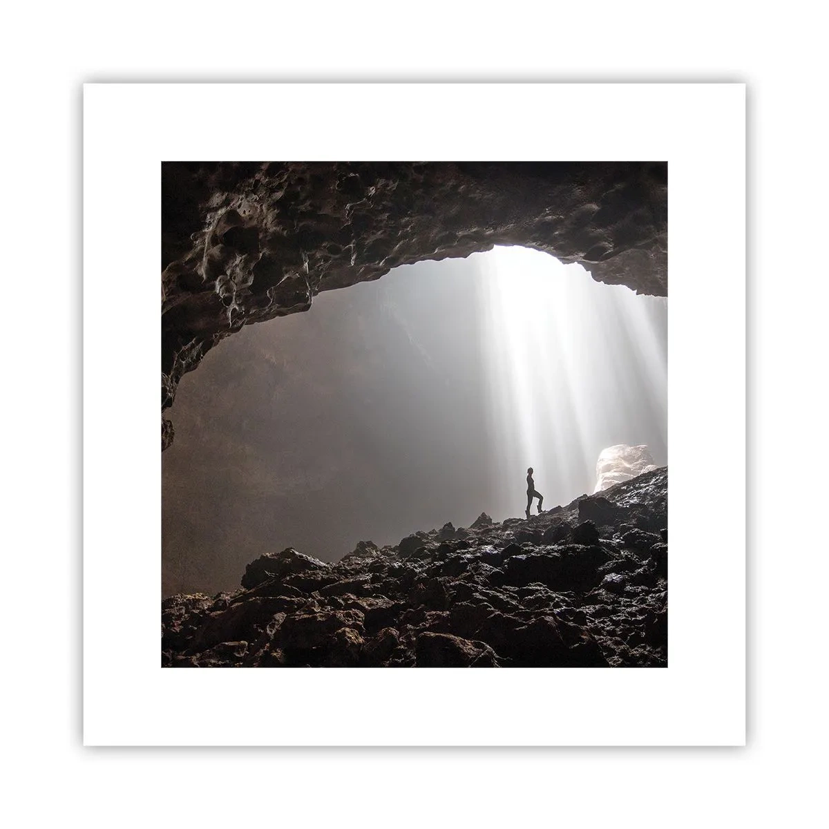 Poster - Die leuchtende Grotte - 30x30 cm