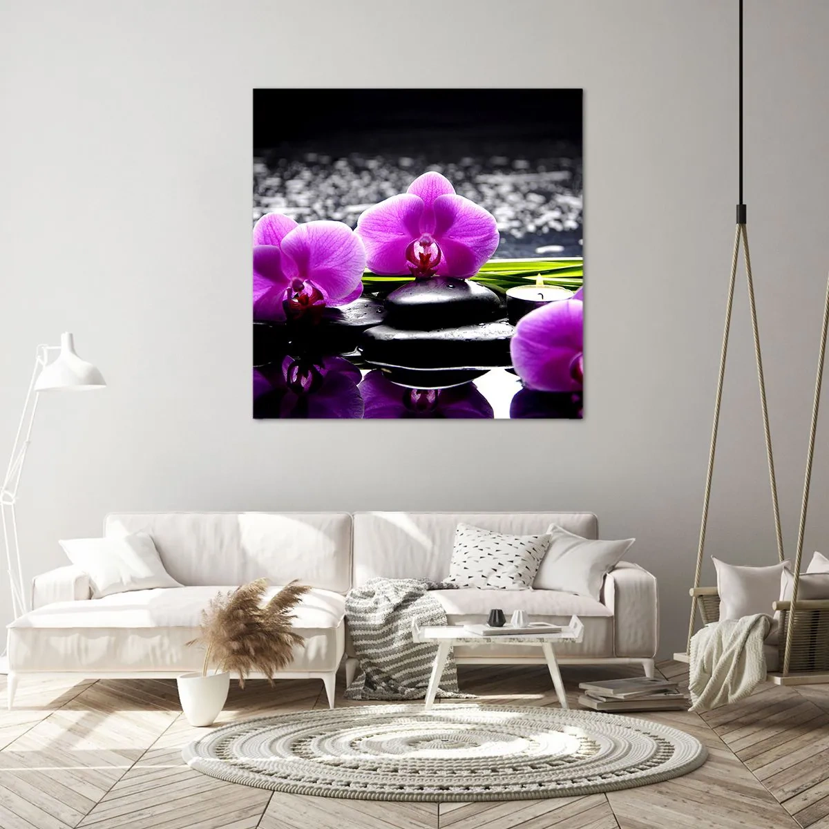 Bild auf Leinwand - Leinwandbild - In Ruhe ertrinken - 60x60 cm