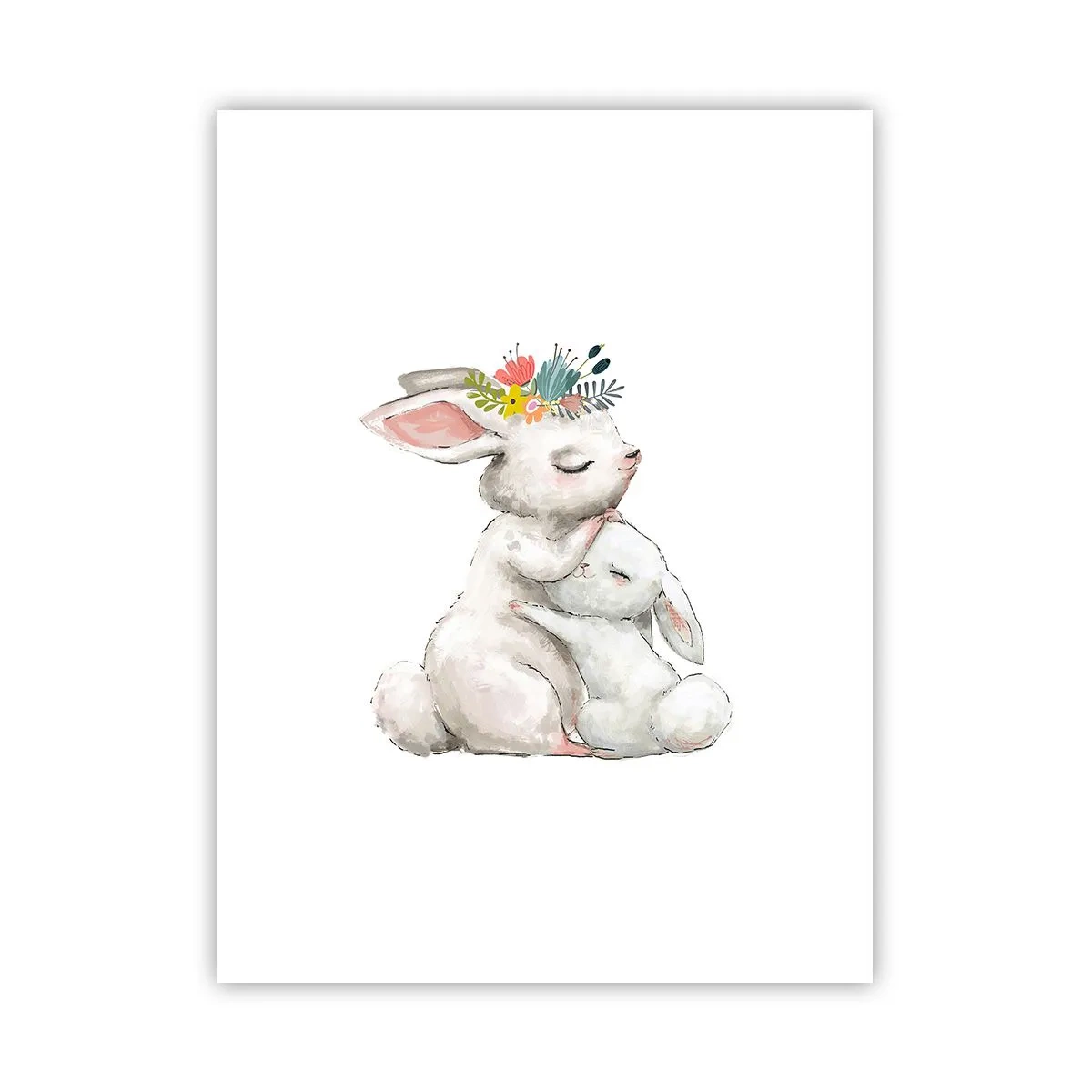 Poster - Bei Mama ist's am schönsten - 30x40 cm