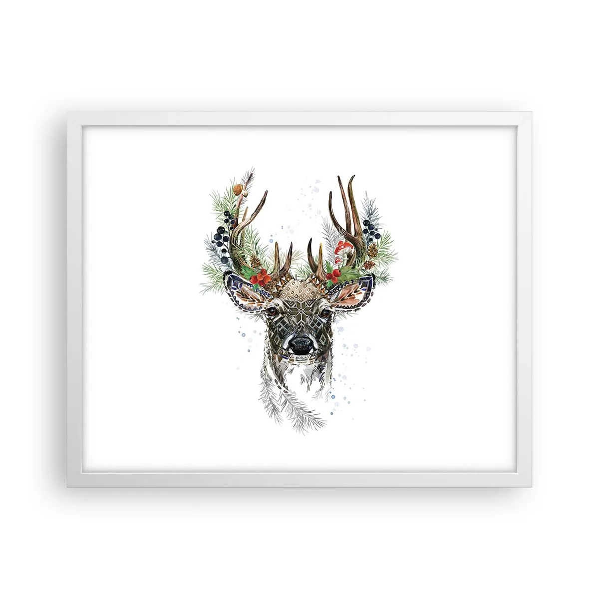 Poster in einem weißen Rahmen - Im festlichen Gewand - 50x40 cm