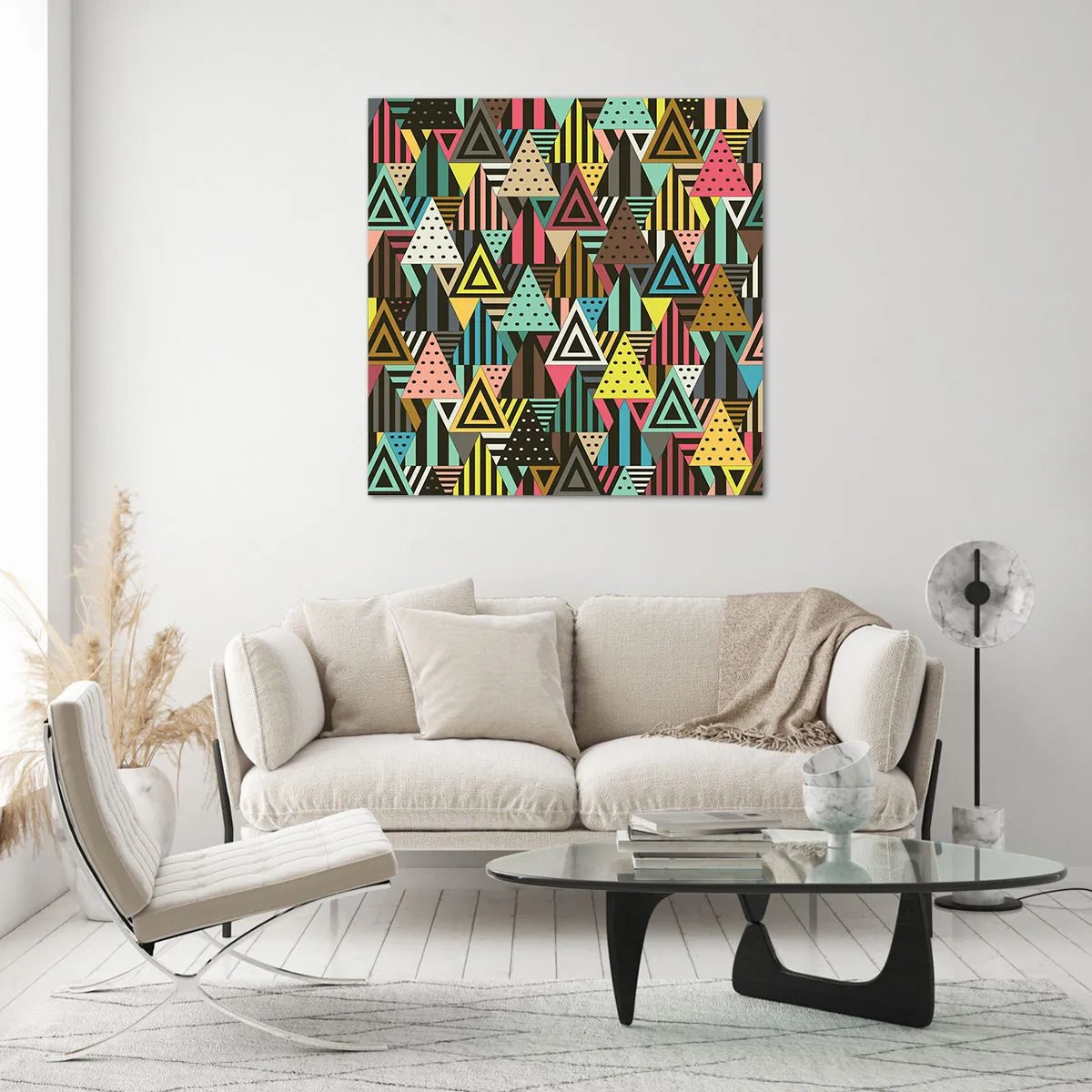 Glasbild - Bild auf glas - Im Rhythmus auf drei - 60x60 cm