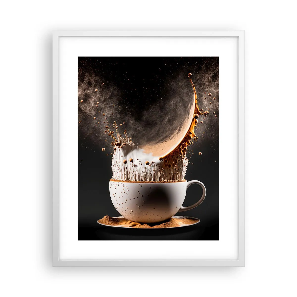 Poster in einem weißen Rahmen - Geschmacksexplosion - 40x50 cm