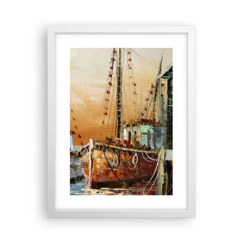 Poster in einem weißen Rahmen - Friedliche Rückkehr - 30x40 cm