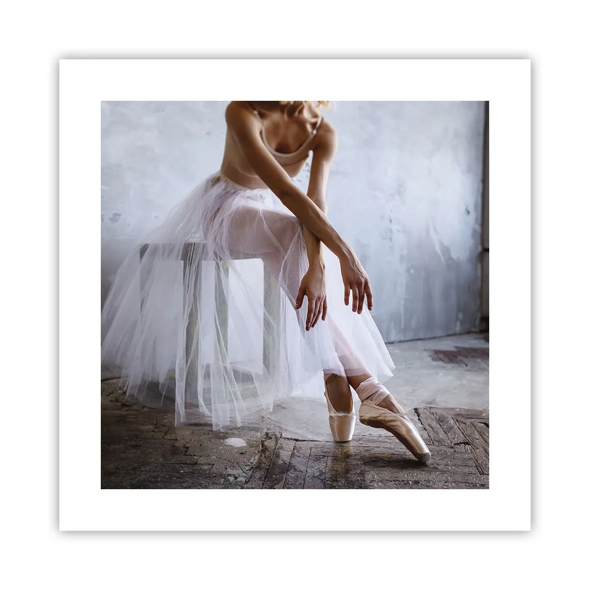 Poster - Bevor die Rampe leuchtet - 40x40 cm