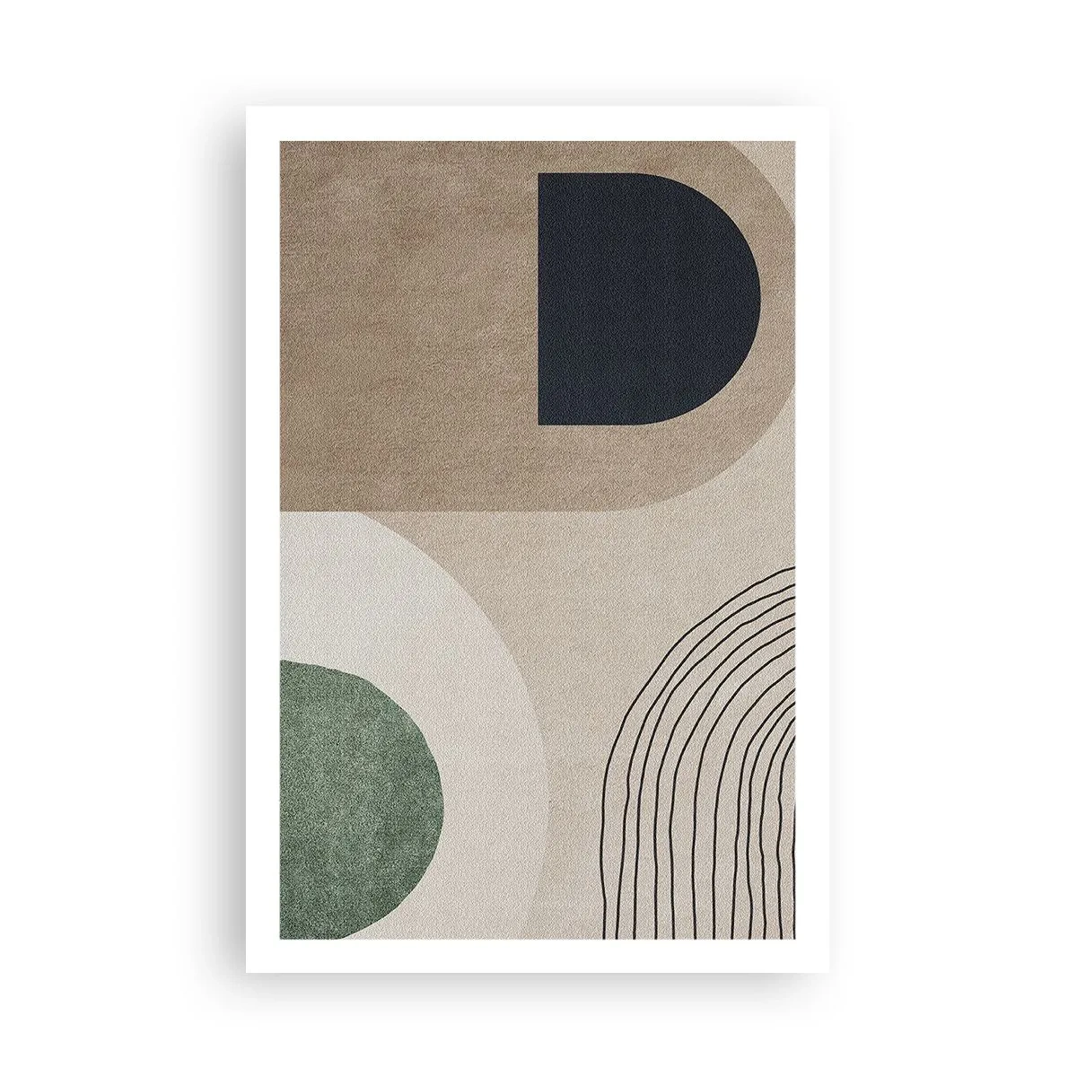 Poster - Sanftheit des Ovals - 61x91 cm