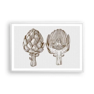 Poster in einem weißen Rahmen - Anatomie-Lektion - 91x61 cm