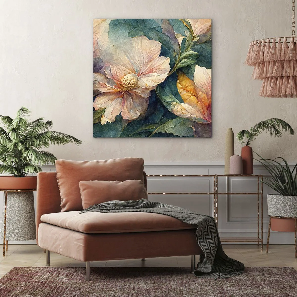 Bild auf Leinwand - Leinwandbild - Pure Subtilität - 70x70 cm