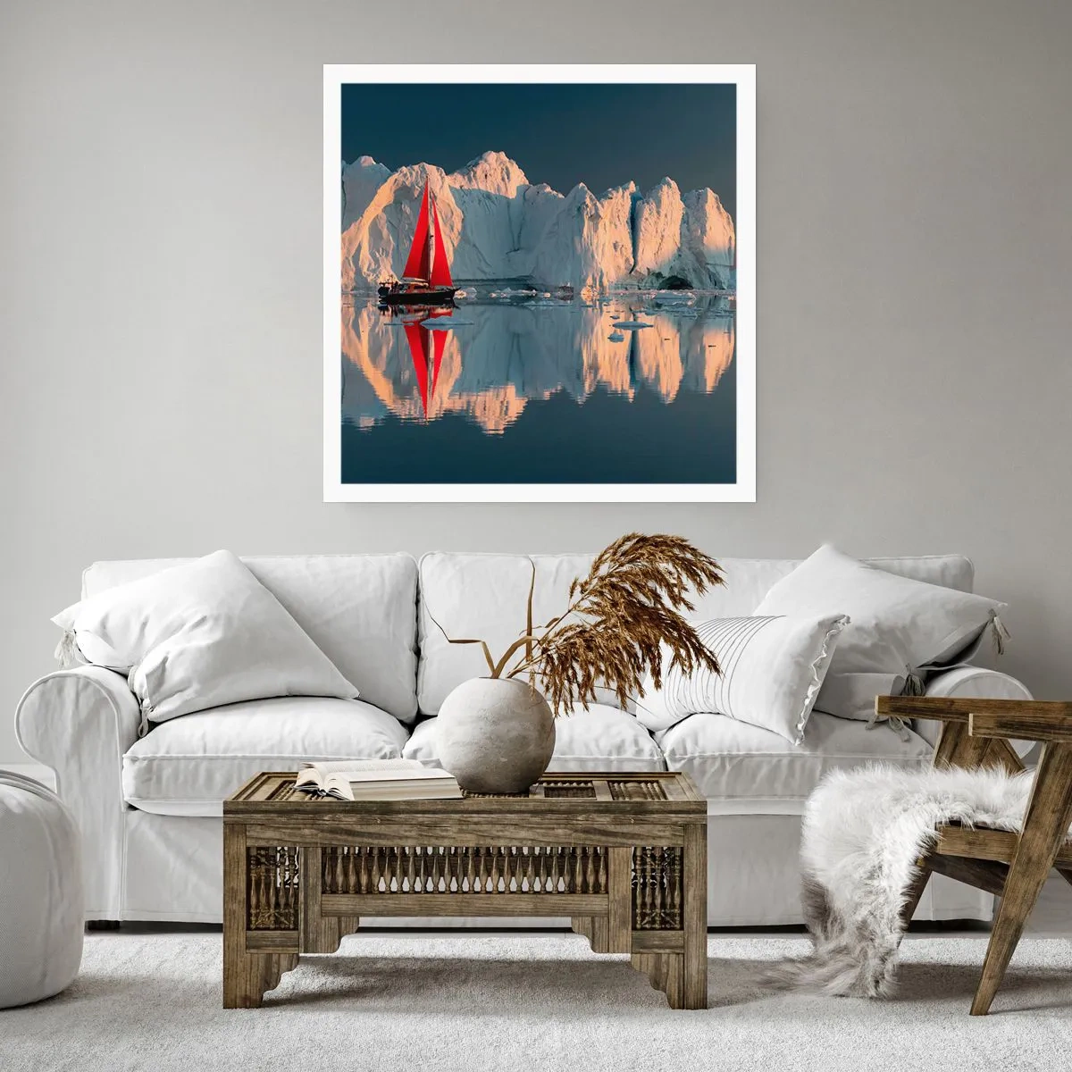 Poster - Am Rande der Welt - 40x40 cm