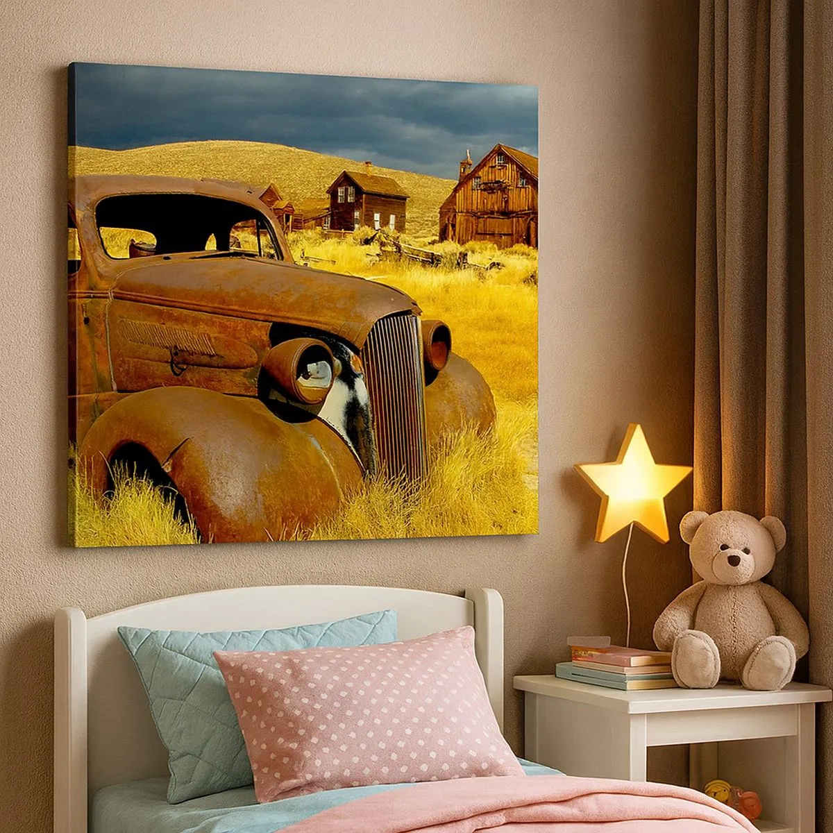 Bild auf Leinwand - Leinwandbild - Eine wohlverdiente Ruhe - 30x30 cm