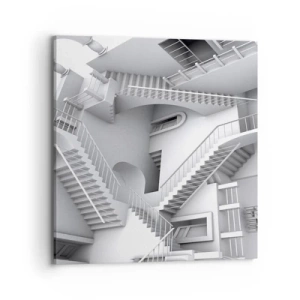 Bild auf Leinwand - Leinwandbild - Die Paradoxien des Weltraums - 70x70 cm