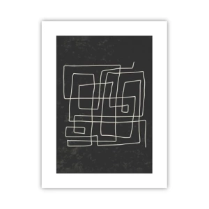 Poster - Nicht so einfach - 30x40 cm