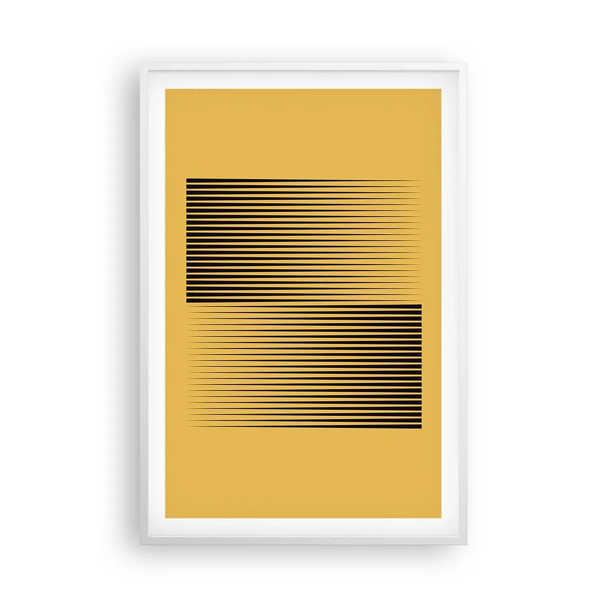Poster in einem weißen Rahmen - Quadratur der Gegensätze - 61x91 cm