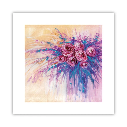 Poster - Rosenbrunnen - 30x30 cm