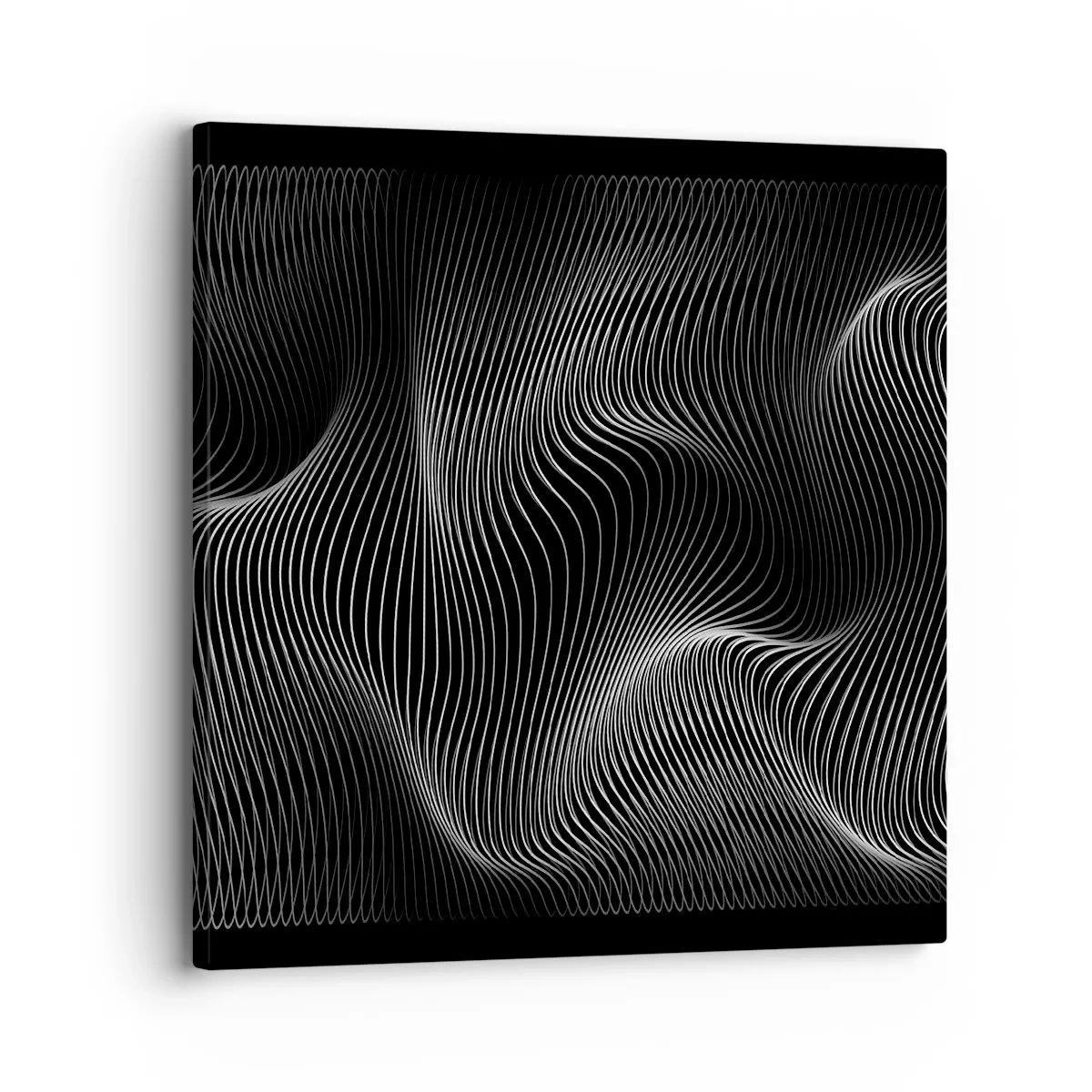 Bild auf Leinwand - Leinwandbild - Lichttanz im Raum - 30x30 cm