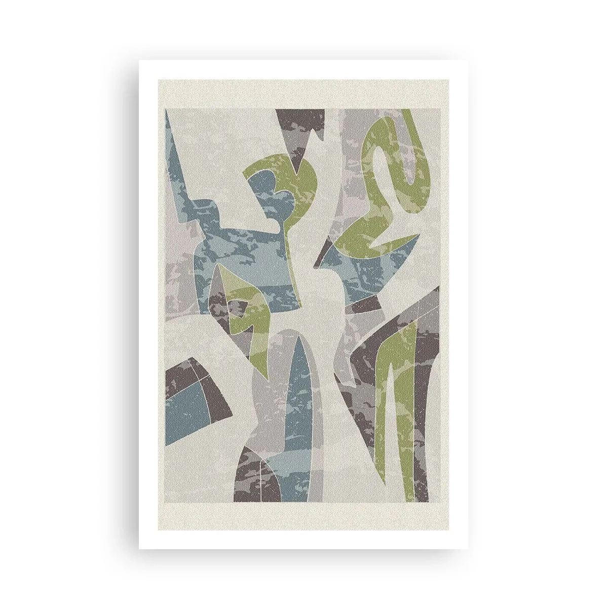 Poster - Komposition hinter dem Glas - 61x91 cm