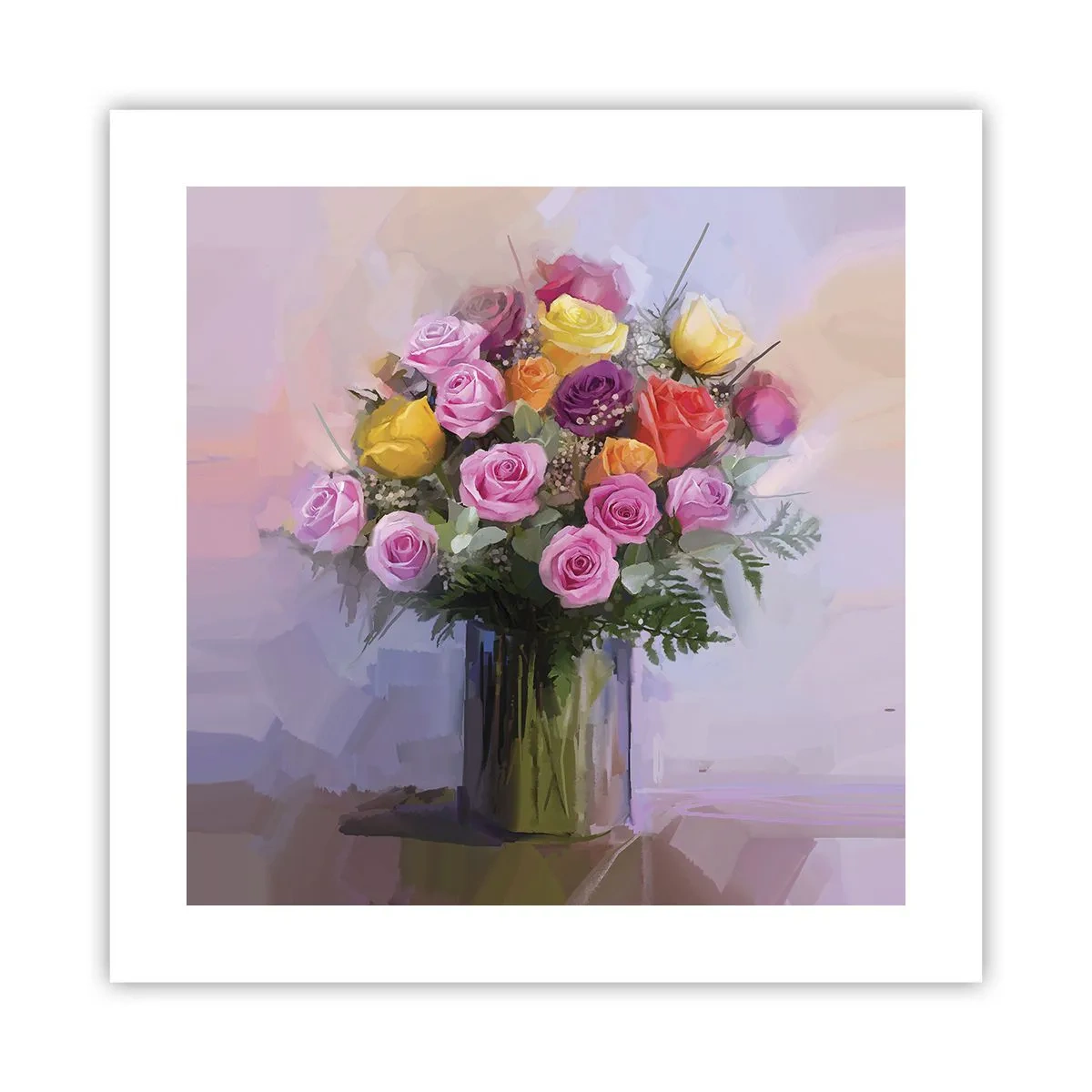 Poster - Festgehaltene Schönheit - 40x40 cm