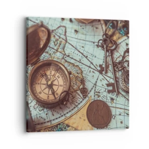 Bild auf Leinwand - Leinwandbild - Für den Abenteurer - 30x30 cm