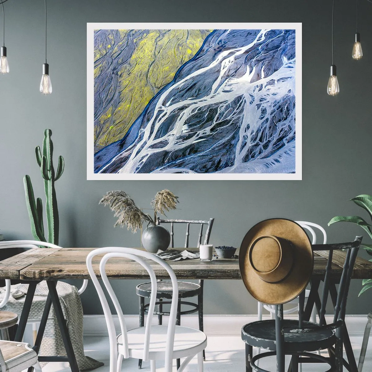 Poster - Felsmalereien der Natur - 70x50 cm