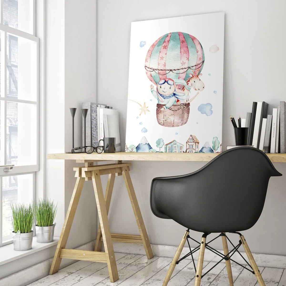 Glasbild - Bild auf glas - Wir kommen bald zurück! - 80x120 cm