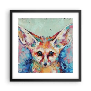 Poster in einem schwarzem Rahmen - Bist du bereit für mich? - 40x40 cm