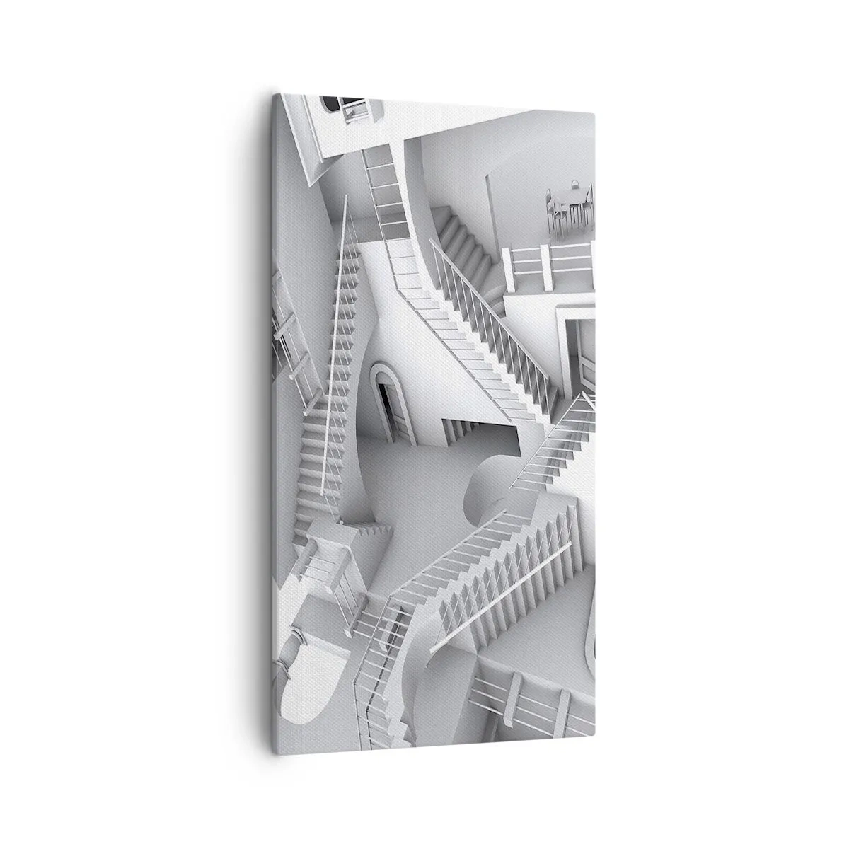 Bild auf Leinwand - Leinwandbild - Die Paradoxien des Weltraums - 55x100 cm