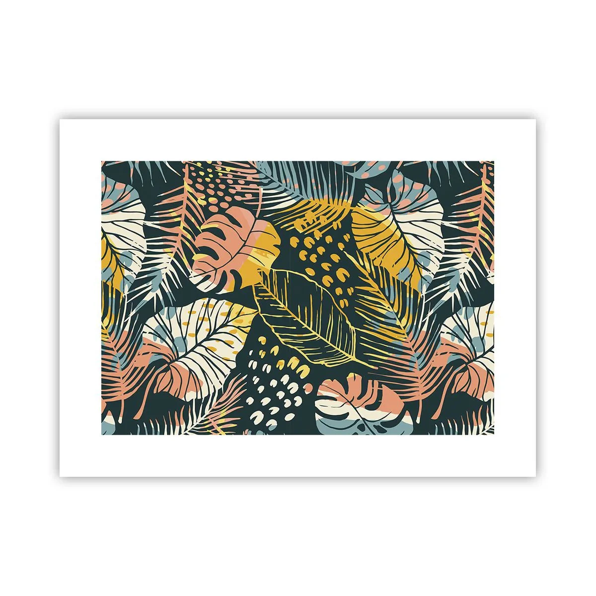Poster - Grüne Fantasie - 40x30 cm