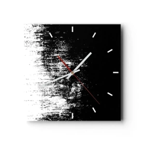 Wanduhr - Glasuhr - Und der Gewinner ist ... - 40x40 cm
