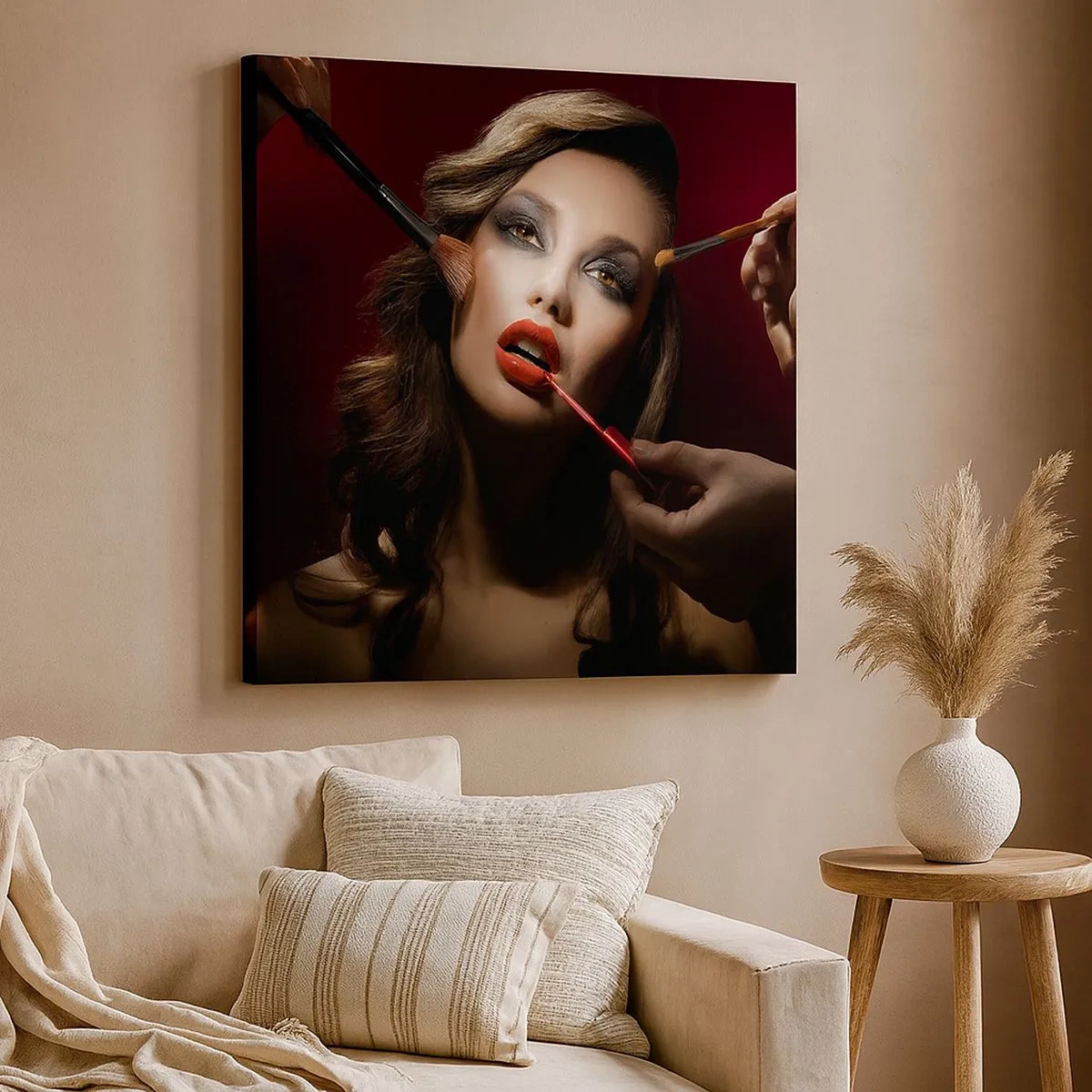 Bild auf Leinwand - Leinwandbild - Verträumt schön - 30x30 cm