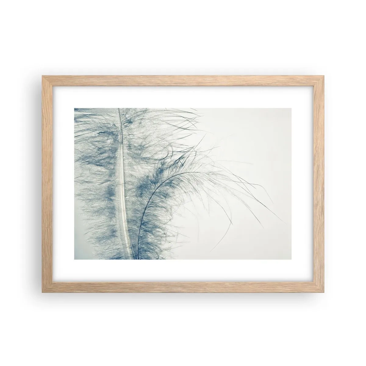 Poster in einem Rahmen aus heller Eiche - Flüstern der Natur - 40x30 cm