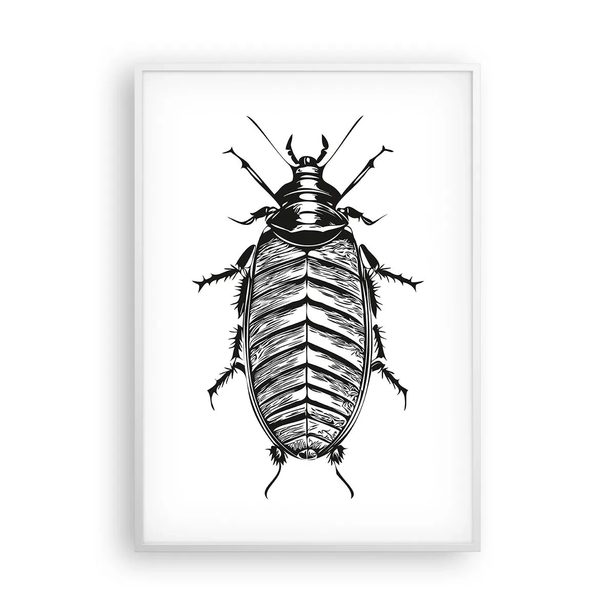 Poster in einem weißen Rahmen - Was für ein Exemplar! - 70x100 cm