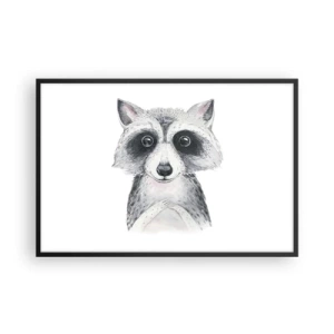 Poster in einem schwarzem Rahmen - Ein Moment zum Bewegen - 91x61 cm